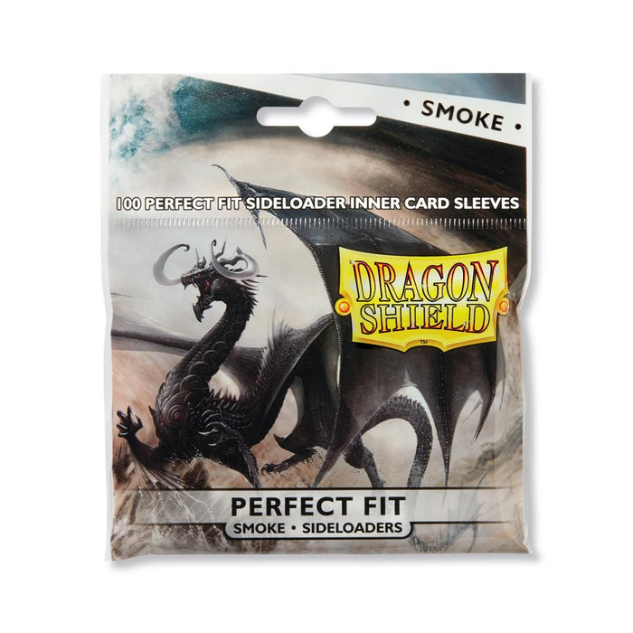 Dragon Shield: Standard Size 100ct Inner Sleeves - Perfect Fit Sideloader (Smoke 'Shinon')