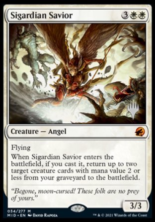 Sigardian Savior (34) [Promo Pack: Innistrad: Midnight Hunt]