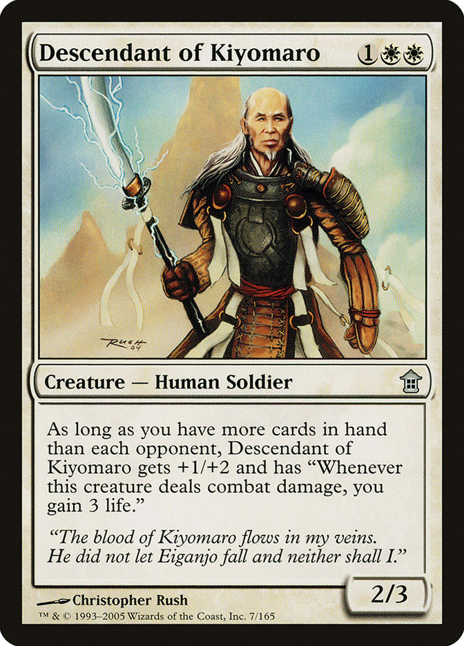 Descendant of Kiyomaro (7) [Saviors of Kamigawa]