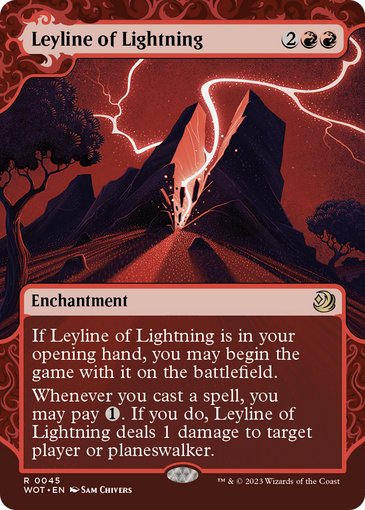 Leyline of Lightning (45) [Wilds of Eldraine: Enchanting Tales]