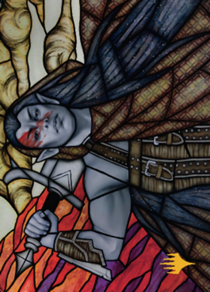 Radha, Coalition Warlord Art Card (Gold-Stamped Signature) (75) [Art Series: Dominaria United]