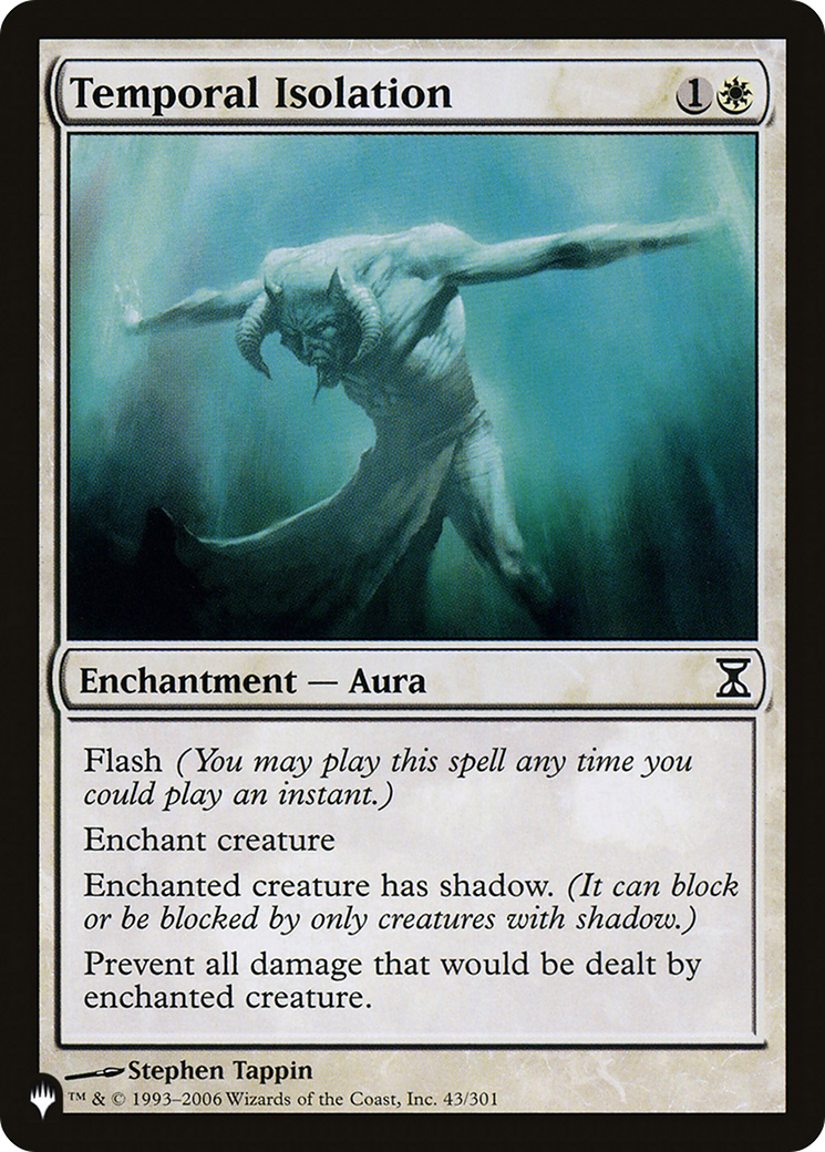Temporal Isolation (43/301) [The List Reprints]
