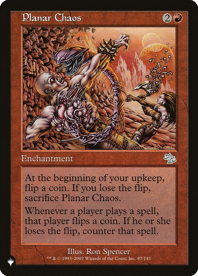 Planar Chaos (97) [The List Reprints]