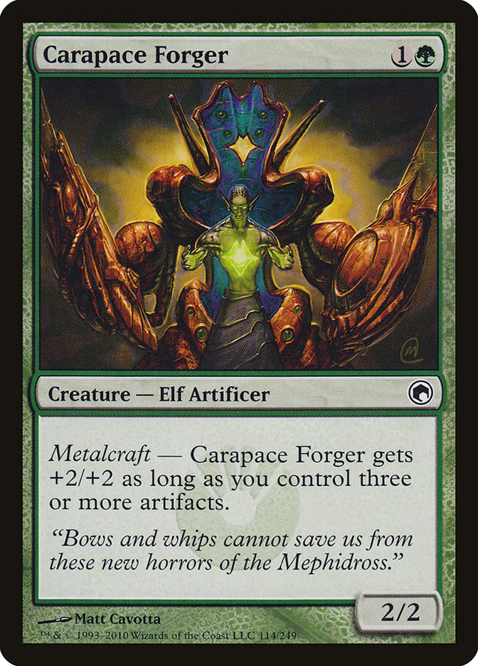 Carapace Forger (114) [Scars of Mirrodin]