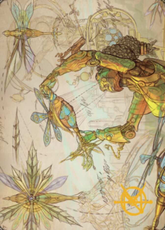 Inspiring Statuary Art Card (Gold-Stamped Signature) (62) [Art Series: The Brothers' War]