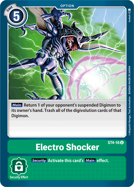 Electro Shocker (ST4-16 U) [Starter Deck 04: Giga Green]