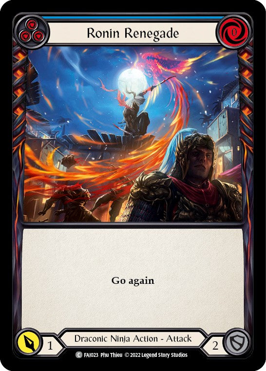Ronin Renegade (Blue) (FAI023) [Blitz Deck: Uprising - Fai]