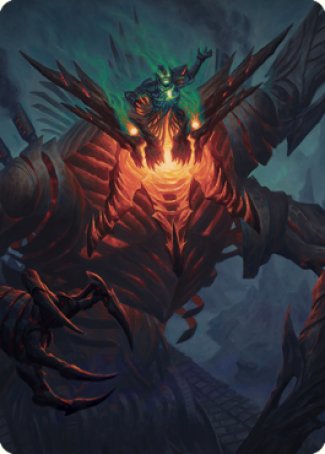 Mishra, Lost to Phyrexia Art Card (38) [Art Series: The Brothers' War]
