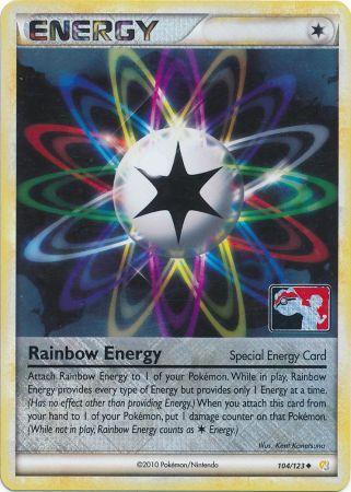Rainbow Energy - 104/123 (League Promo) (104/123) [League & Championship Cards]