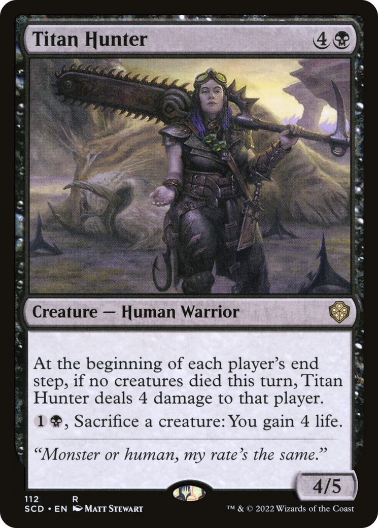Titan Hunter (112) [Starter Commander Decks]