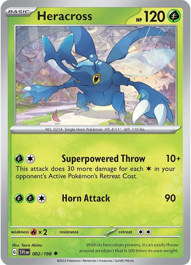 Heracross (002/198) [SV01: Scarlet & Violet Base Set]