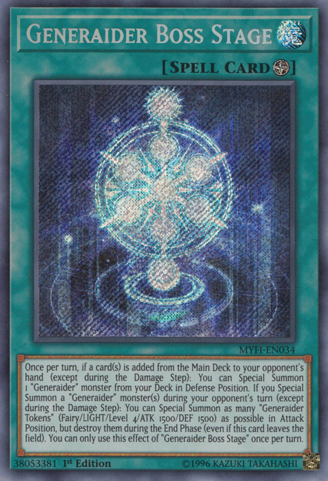 Generaider Boss Stage (MYFI-EN034) [Mystic Fighters]