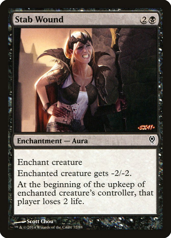 Stab Wound (72) [Duel Decks: Jace vs. Vraska]