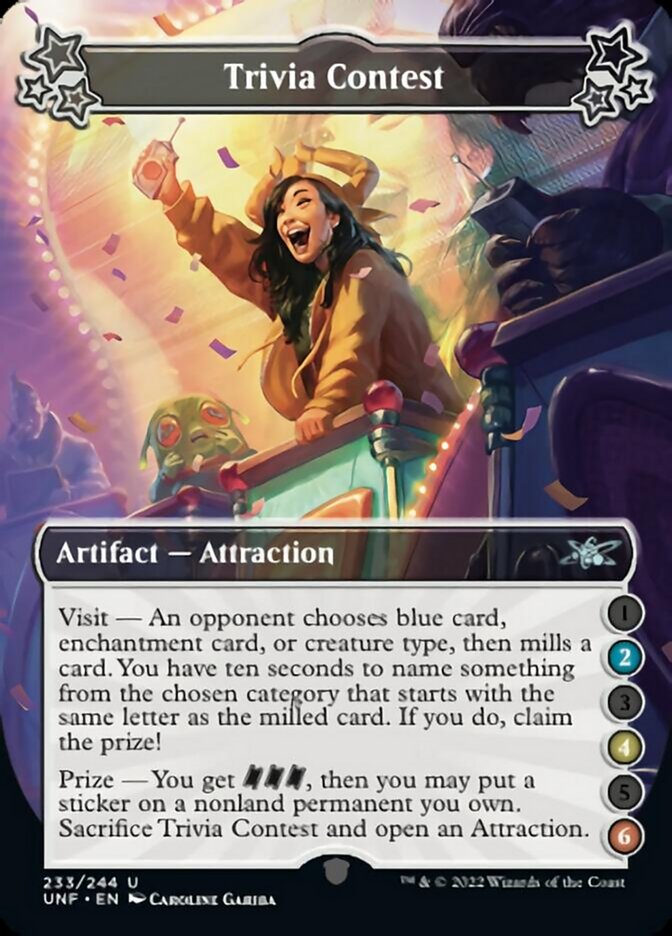 Trivia Contest (2-4-6) (233) [Unfinity]