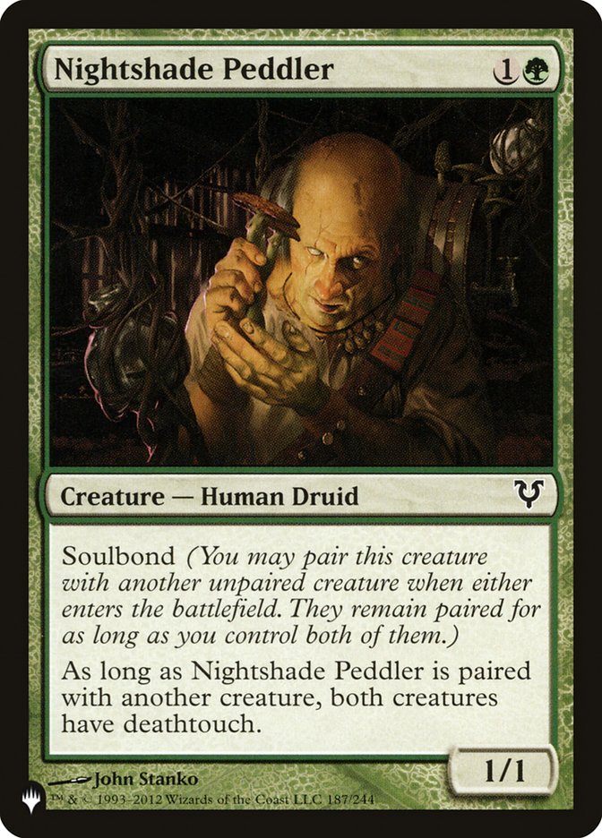 Nightshade Peddler (187/244) [The List Reprints]