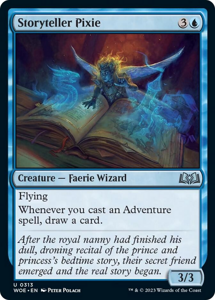Storyteller Pixie (313) [Wilds of Eldraine]