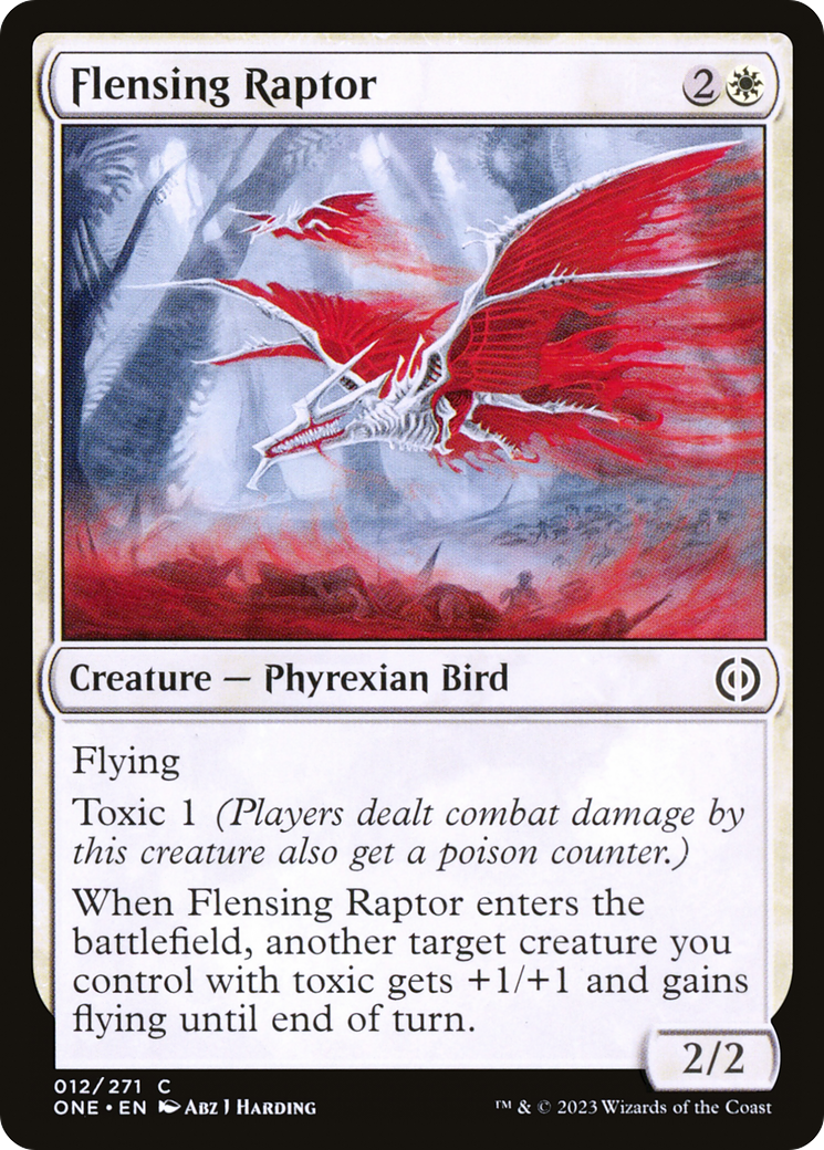 Flensing Raptor (12) [Phyrexia: All Will Be One]