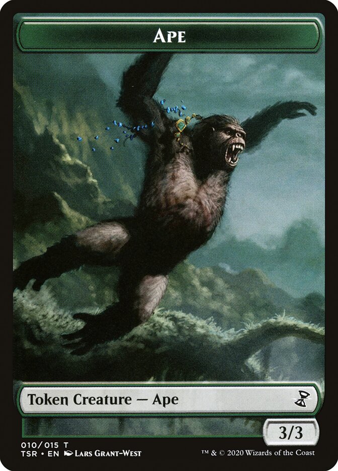 Angel // Ape Double-Sided Token (3 // 12) [Double Masters]
