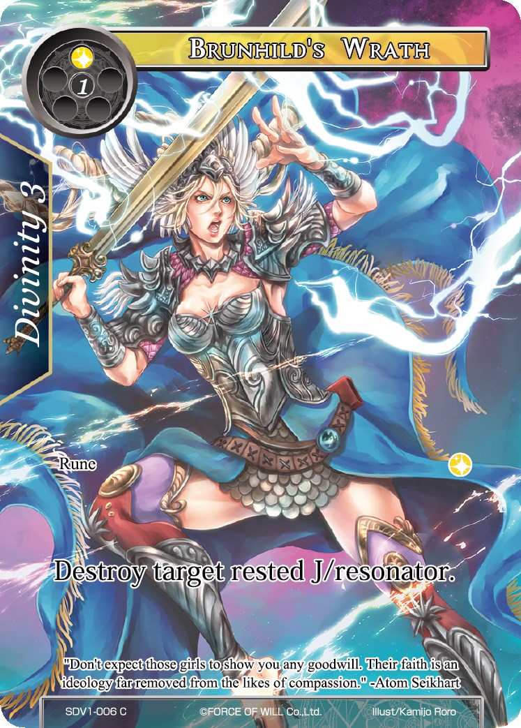 Brunhild's Wrath (SDV1-006) [Valhalla Cluster Starter Deck]