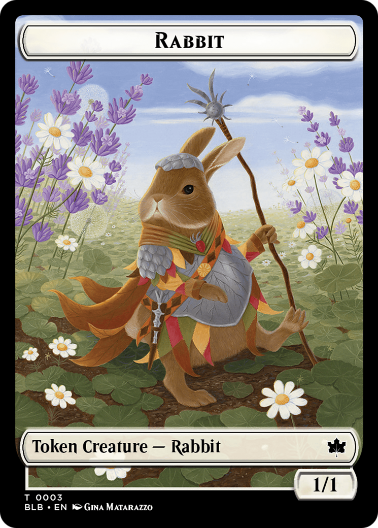 Rabbit Token (3) [Bloomburrow]
