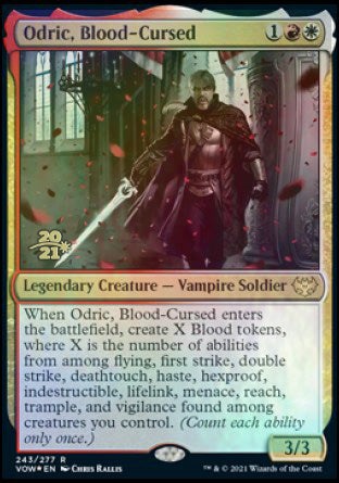 Odric, Blood-Cursed (243) [Prerelease Cards]