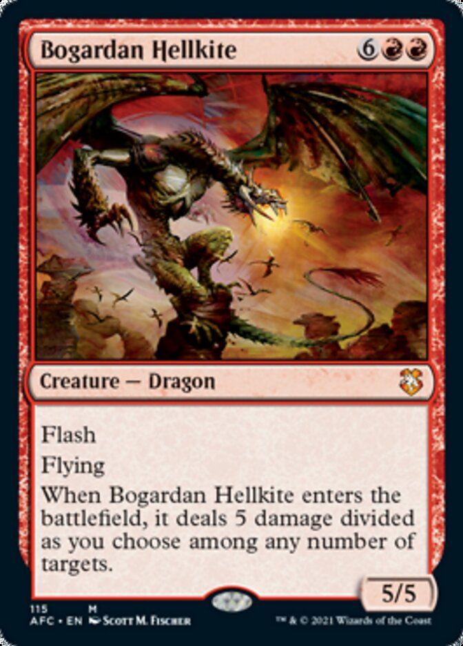 Bogardan Hellkite (115) [Commander: Adventures in the Forgotten Realms]