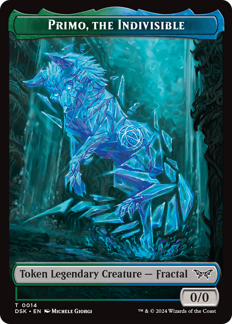 Primo, the Indivisible Token (14) [Duskmourn: House of Horror]