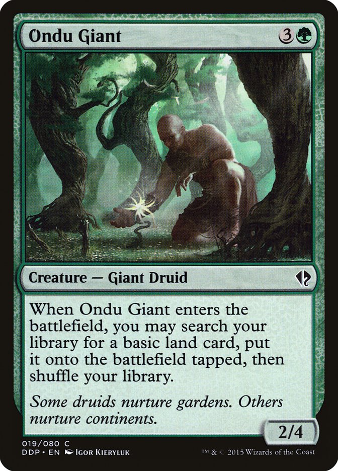 Ondu Giant (19) [Duel Decks: Zendikar vs. Eldrazi]