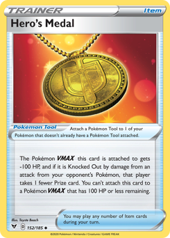 Hero's Medal (152/185) [SWSH04: Vivid Voltage]