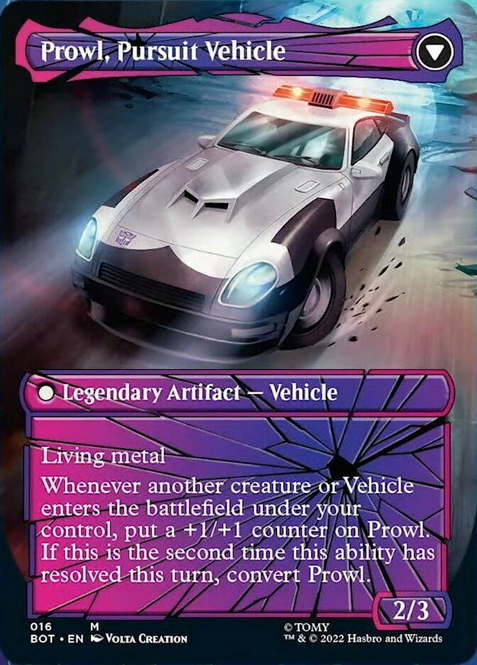 Prowl, Stoic Strategist (Shattered Glass) (16) [Universes Beyond: Transformers]