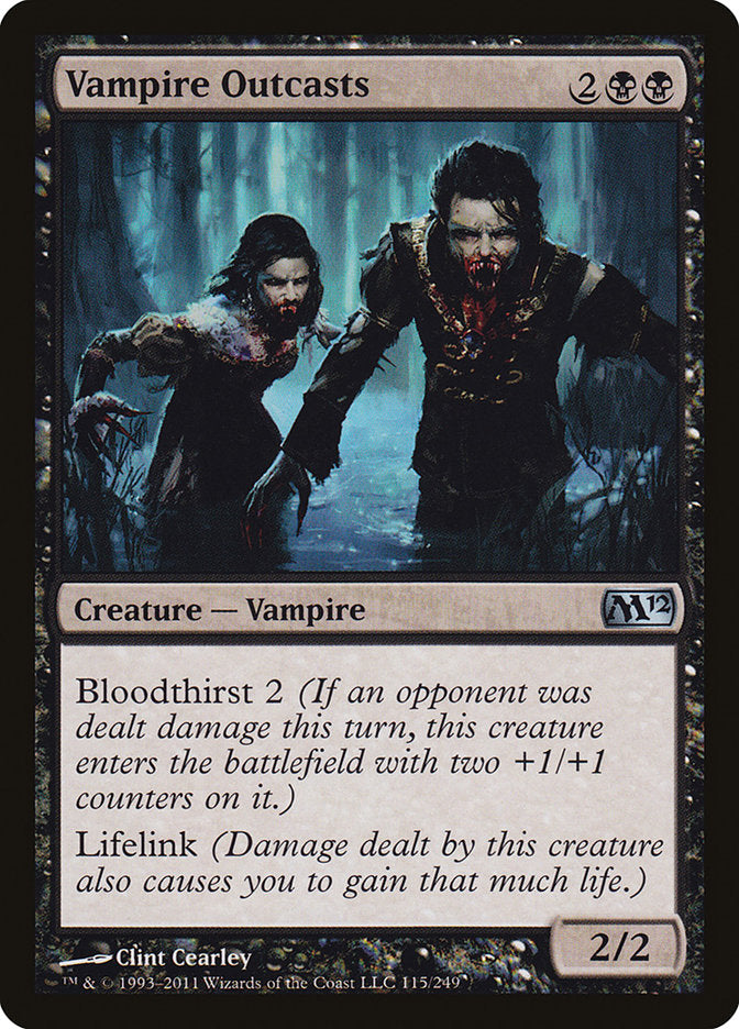 Vampire Outcasts (115) [Magic 2012 (M12)]