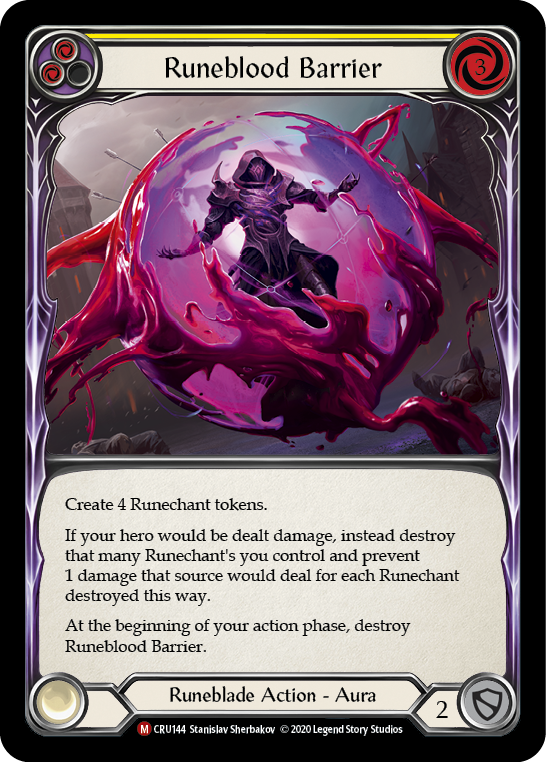 Runeblood Barrier (CRU144) [Crucible of War]