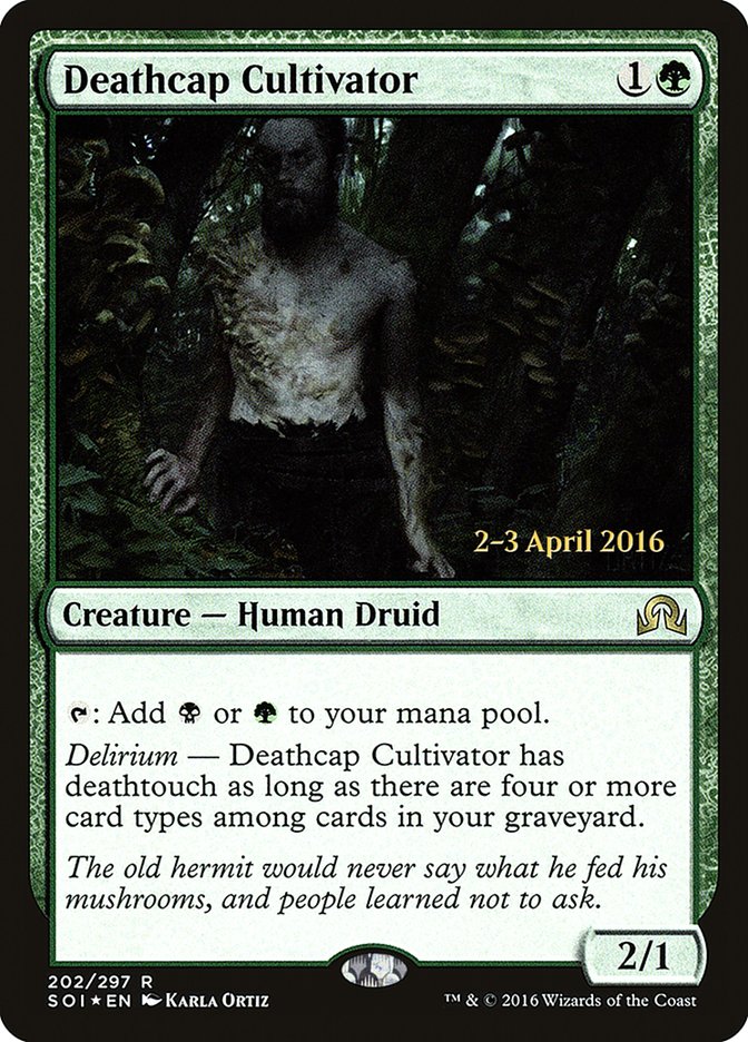 Deathcap Cultivator (202) [Prerelease Cards]