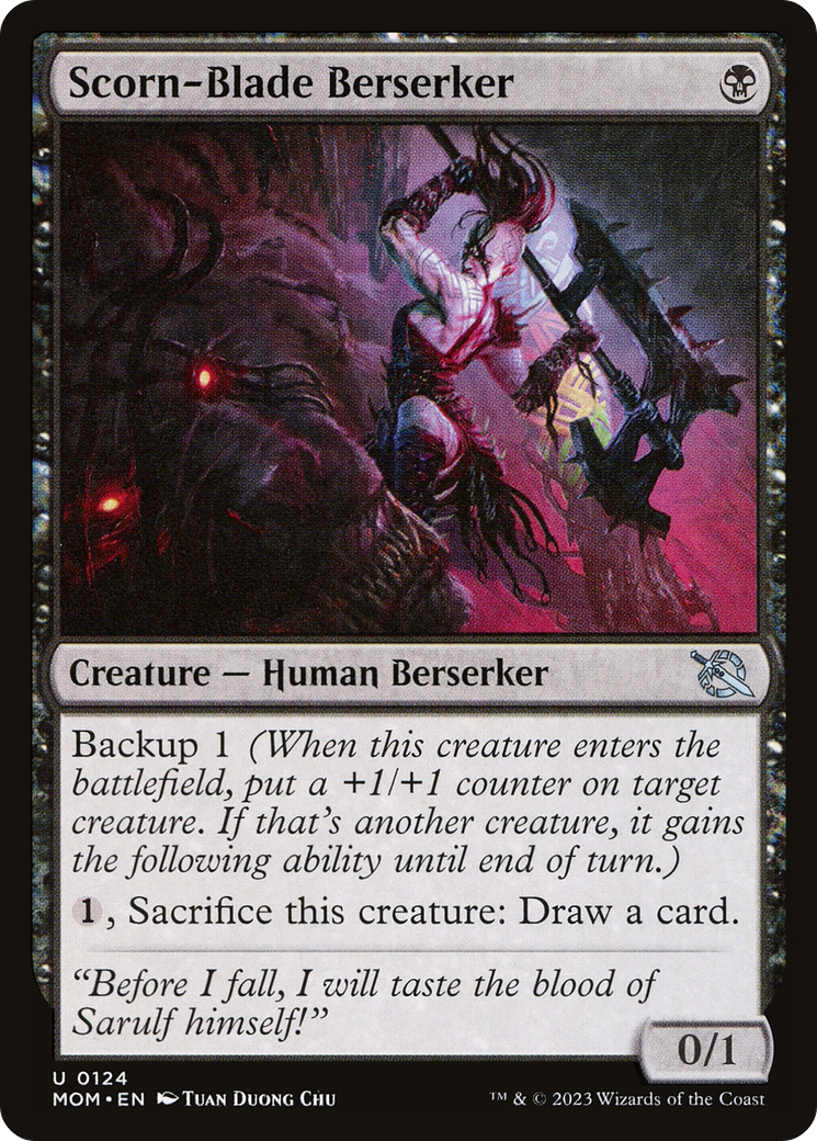 Scorn-Blade Berserker (124) [March of the Machine]
