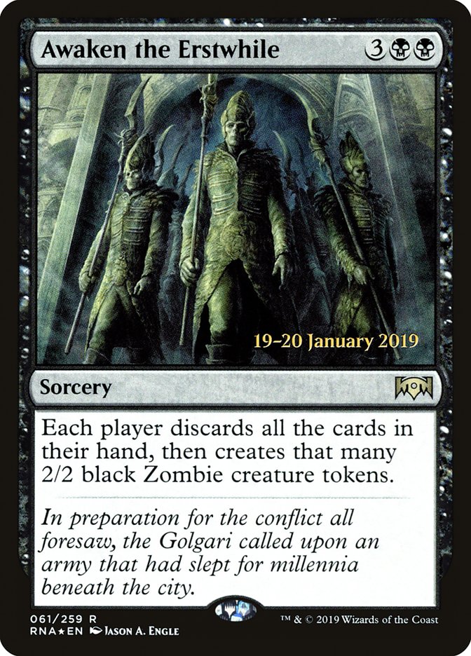 Awaken the Erstwhile (61) [Prerelease Cards]
