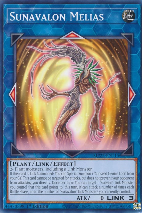 Sunavalon Melias (MP22-EN115) [2022 Tin of the Pharaoh's Gods]