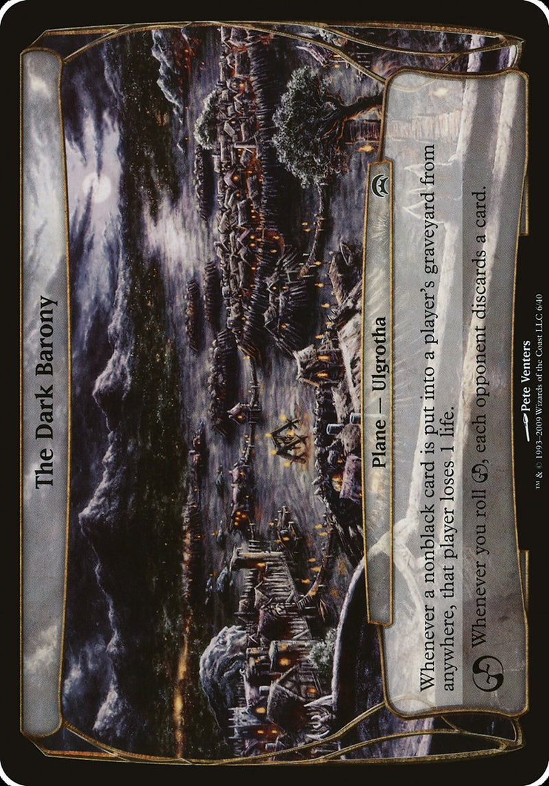 The Dark Barony (Planechase) [Oversize Cards]