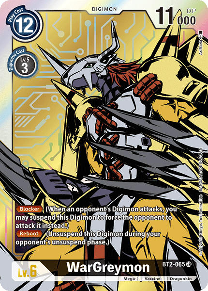 WarGreymon - BT2-065 (Alternate Art) (BT2-065 SR) [Release Special Booster 1.0]