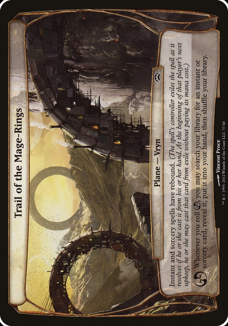Trail of the Mage-Rings (Planechase 2012) (37) [Oversize Cards]