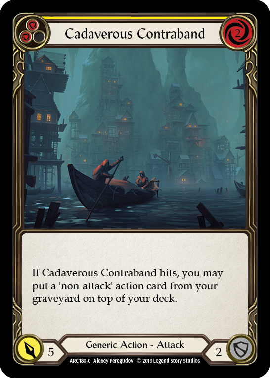 Cadaverous Contraband (Yellow) (ARC180) [Arcane Rising]