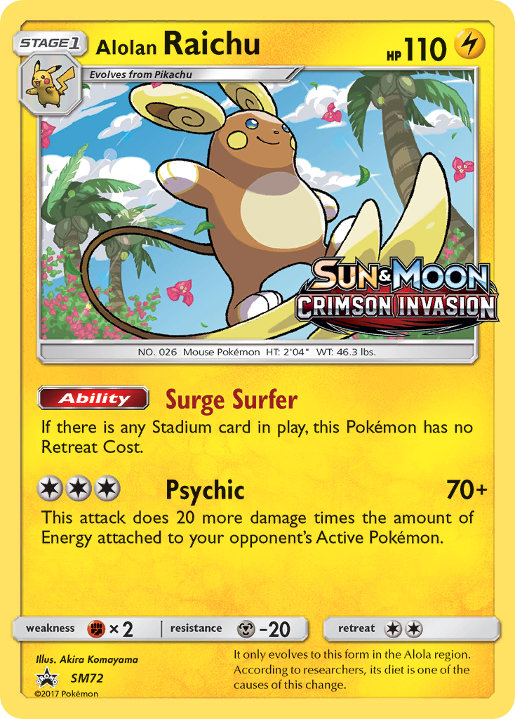 Alolan Raichu - SM72 (Prerelease) (SM72) [SM Promos]