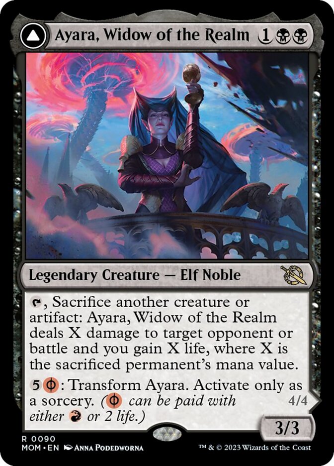 Ayara, Widow of the Realm (90) [March of the Machine]