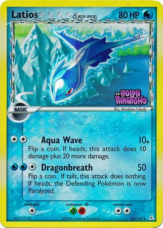 Latios (Delta Species) (22/110) [EX Holon Phantoms]
