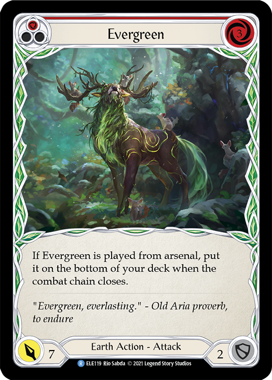 Evergreen (Red) (ELE119) [Tales of Aria]