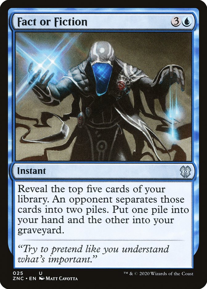 Fact or Fiction (25) [Commander: Zendikar Rising]