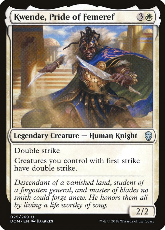 Kwende, Pride of Femeref (25) [Dominaria]