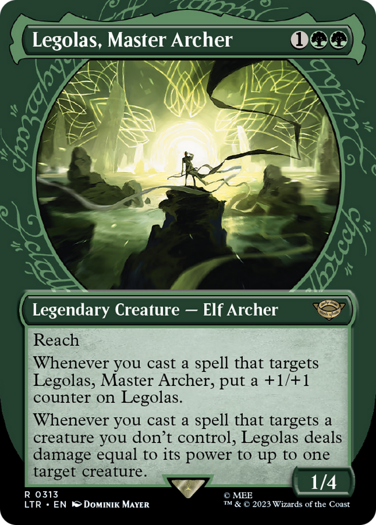 Legolas, Master Archer (Showcase) (313) [Universes Beyond: The Lord of the Rings: Tales of Middle-earth]