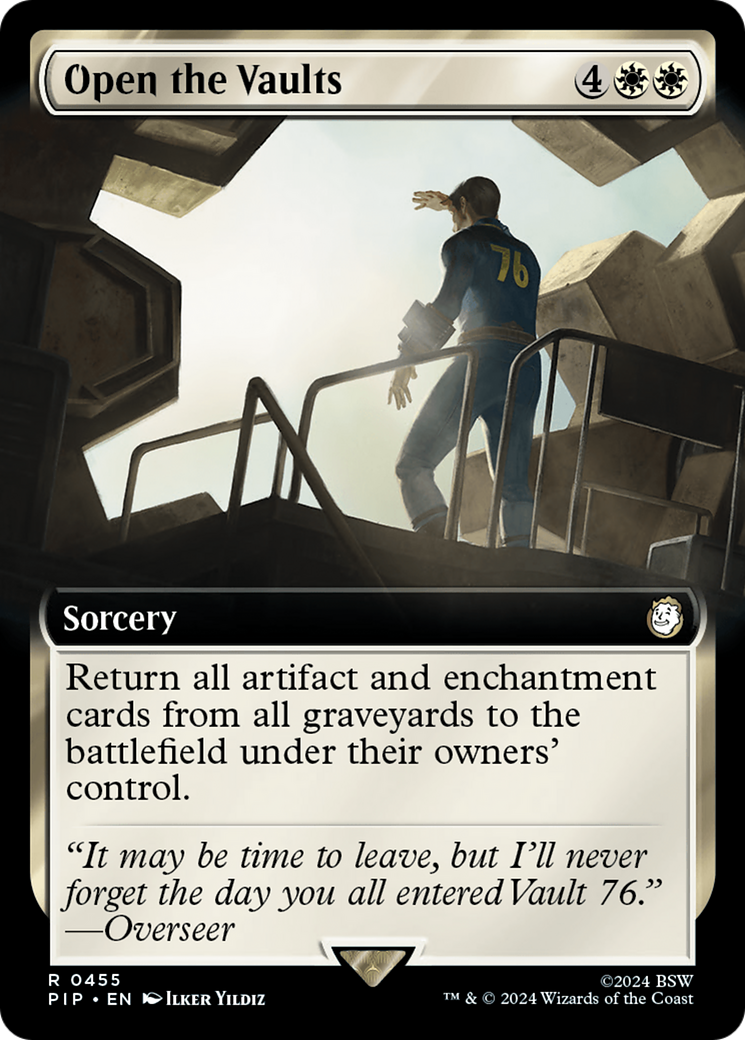 Open the Vaults (Extended Art) (455) [Universes Beyond: Fallout]