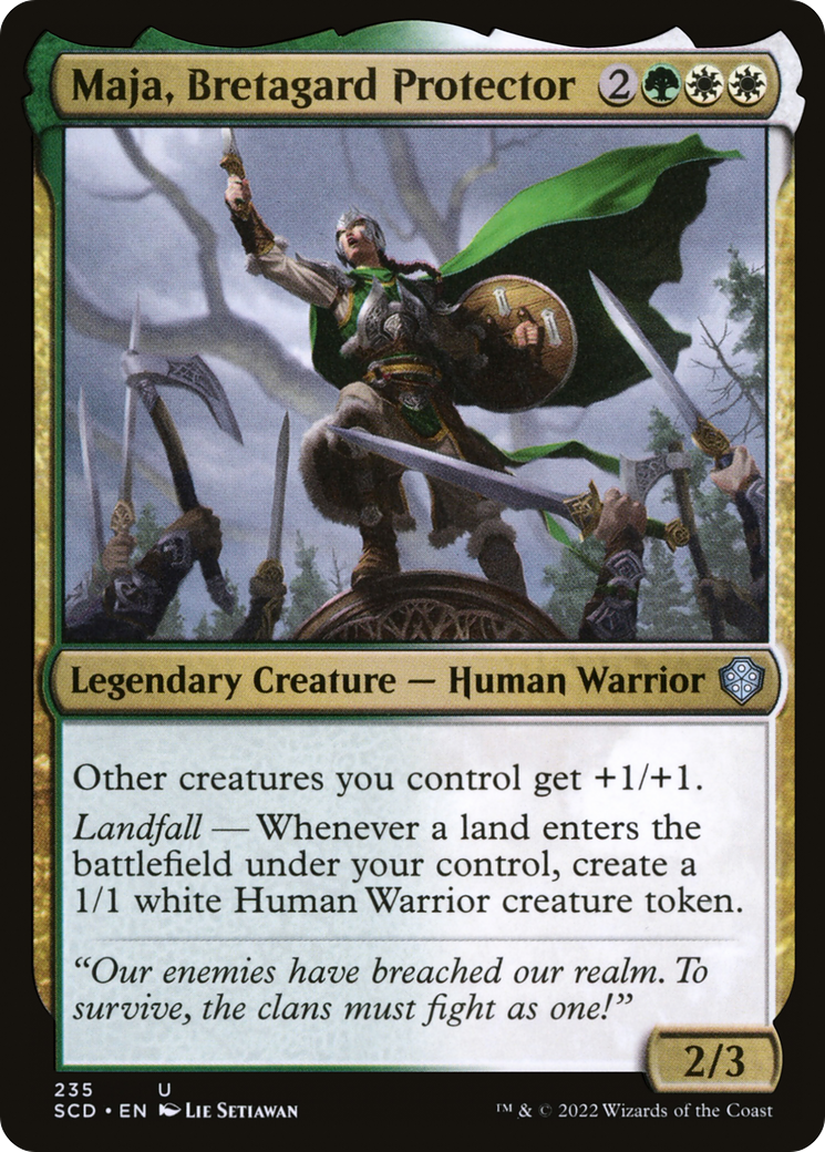 Maja, Bretagard Protector (235) [Starter Commander Decks]