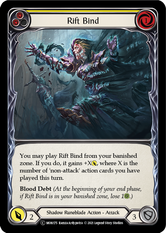 Rift Bind (Yellow) (MON175) [Monarch]